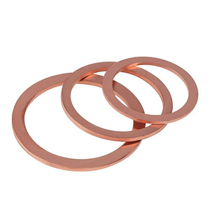 Rondelles d'étanchéité plates en cuivre de 1,5-2 mm d'épaisseur, diamètre intérieur M5-M6-M8-M10, pour applications marines et horlogères - Product Image 2