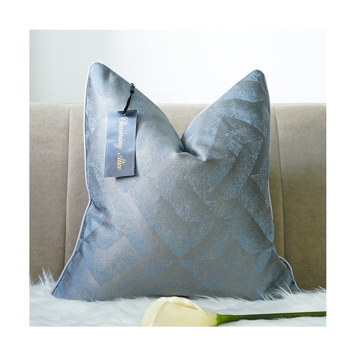 Charming Luxury Style Cushion Cases Silk Stain Throw Pillow Covers Decorative Pillows for Couch Living Room Bedroom 45x45cm