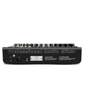 มิกเซอร์เสียงระดับมืออาชีพ OEM G80 พร้อมพลังงาน Phantom 48V มิกเซอร์เสียง 8 ช่อง สำหรับการแสดงบนเวทีขนาดใหญ่ และคาราโอเกะในบ้าน - Product Image 3