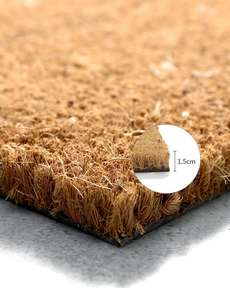 Tapete de Entrada Ecológico, Impermeable, de Fibra de Coco, con Base de Fibra de Coco, para Exteriores, para Recibidor - Product Image 2