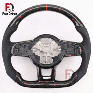 <span class=keywords><strong>Volante</strong></span> Personalizado de Fibra de Carbono Forjado para VW Golf MK4 MK5 <span class=keywords><strong>MK6</strong></span> MK6R MK7 MK7R MK7.5 MK8 GTI GTD GTE - Product Image 3