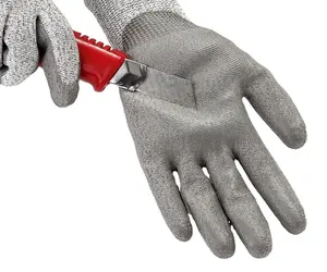 EN388 Anti-Cut-Handschuhe Schnitt widerstand Stufe 5 Arbeits schutz handschuh