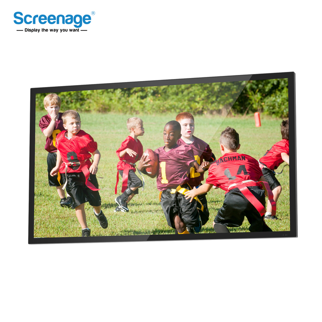 Outdoor LCD TV Sports Viewing Digital Poster Stretch Bar Adjustable Brightness IP66 Waterproof 16:9 3-Year Warranty Exhibition
