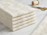 Tissu en mousseline léger brodé de cordons floraux respirants de couleur personnalisée pour vêtements de mode pour filles