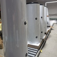Vente chaude 200L 250L chauffe-eau en acier inoxydable Source d'air réservoir de stockage d'eau chaude pour pompe à tas