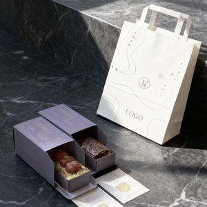 Boîte à biscuits personnalisée de luxe avec papier anti-graisse Emballage de boulangerie <span class=keywords><strong>pour</strong></span> cadeau Noël Vacances - Product Image 3