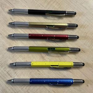 Promo Business Gift 6 1 Multifunction Tool Custom Logo <b>Color</b> Engineering With Inch Scale in <b>Multi</b> Ballpoint <b>Pen</b> - Product Image 5