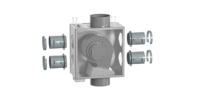 Ventilateur d'extraction centrifuge silencieux E-VIPO pour usage résidentiel, avec moteur silencieux, pour conduits intégrés, ventilateur d'extraction multi-ports