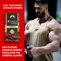 Faites l'expérience d'une revitalisation rapide du mélange de café Maca instantané Male Energy X Power Coffee