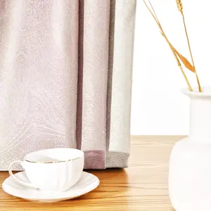 Toptan avrupa Modern tasarım karartma perdesi kumaşı türkiye döşeme lüks katı Polyester kumaş