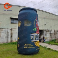Promotion de marque de produit gonflable personnalisé Bouteille de canette de soda à bière gonflable pour la publicité