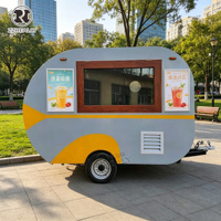 Camion de restauration extérieur sur mesure entièrement équipé, cuisine mobile en acier inoxydable