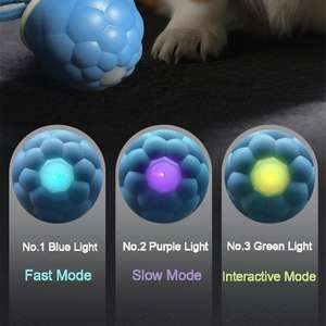 Modern Şarj Edilebilir Kuş Sesli İnteraktif Hareketle Aktive Edilen Hızlı Kuyruk Eğlenceli Otomatik İpli Evcil Hayvan Topu Kedi Oyuncağı - Product Image 3