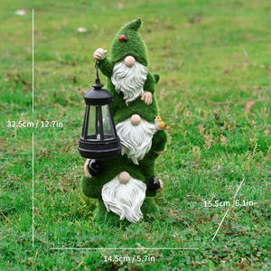 Luz <span class=keywords><strong>de</strong></span> jardín con energía solar caprichosa, diseño <span class=keywords><strong>de</strong></span> elfo enano, mini decoración <span class=keywords><strong>de</strong></span> felpa para exteriores, para iluminación <span class=keywords><strong>de</strong></span> caminos y balcones, hecha <span class=keywords><strong>de</strong></span> resina duradera - Product Image 5