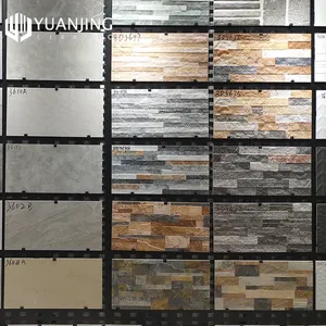 Bên ngoài 3D gạch men 300x600mm Matte tráng men mộc mạc Antique biệt thự gạch bên ngoài bức tường trang trí sứ gạch - Product Image 3