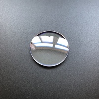 Fabricant bas prix 15-50mm diamètre saphir verre optique Plano convexe lentille sphérique montre cristal lentilles