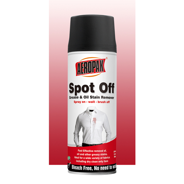 Aeropak 200ml Aerosol Deep Cleaning Stain Remover for Multi-Material Fabric Heavy-Duty Spot off Spray Daily Chemicals Product