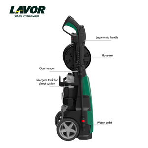 Hidrolavadora Eléctrica de Alta Presión <span class=keywords><strong>LAVOR</strong></span>, 2500W, 160 bar, para Lavado de Autos - Product Image 4