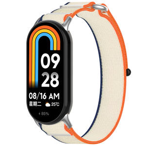 FORWELLENY <span class=keywords><strong>Bracelet</strong></span> de montre connectée en nylon au design populaire pour <span class=keywords><strong>Xiaomi</strong></span> <span class=keywords><strong>Mi</strong></span> <span class=keywords><strong>Band</strong></span> 8 9 10, accessoires pour femmes et hommes - Product Image 1