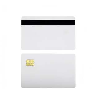 Tarjeta IC inteligente de doble interfaz personalizada PVC IC Smart VISA MASTER Bank THD89 CPU Chip NFC RFID impermeable ISO epoxi Metal PET - Product Image 5