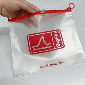 도매 사용자 정의 포장 인쇄 로고 자체 밀봉 셔츠 옷 지퍼 잠금 투명 하이 퀄리티 플라스틱 지퍼 의류 가방