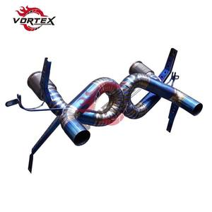 Escape VORTEX Grado 5 Ti Race para Lamborghini Huracan EVO 1ra Gen 2019+ Punta Azul Quemada, Instalación Directa - Product Image 2