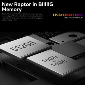 สมาร์ทโฟน 5G F150 Raptor รุ่นทนทาน Octa-Core IP68 ความจุ 16+512GB แบตเตอรี่ 10000mAh กล้องถ่ายภาพความร้อนมองเห็นในเวลากลางคืน ระบบปฏิบัติการ Android 14 รองรับ NFC OTG หน้าจอ 120hz - Product Image 2