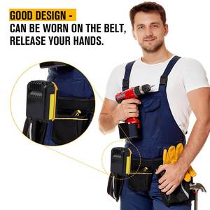 Soporte de Almacenamiento para Baterías con Ranura para Cinturón, para Dispositivos de Fijación <span class=keywords><strong>Milwaukee</strong></span> <span class=keywords><strong>DeWalt</strong></span> Makitas/<span class=keywords><strong>Bosch</strong></span> de 18 V - Product Image 6