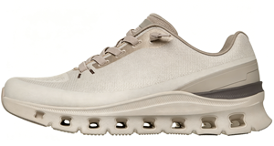 Nuevo Diseño, <span class=keywords><strong>Zapatillas</strong></span> Deportivas Transpirables de Punto Beige para <span class=keywords><strong>Hombre</strong></span> y Mujer, Suela Hueca, Estilo Rocker, Casuales, para Caminar y Correr, con Amortiguación - Product Image 1