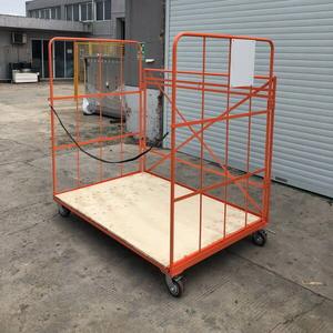Cage de roulement de base inférieure en contreplaqué robuste avec chariot de conteneur logistique à roues pour le transport - Product Image 2