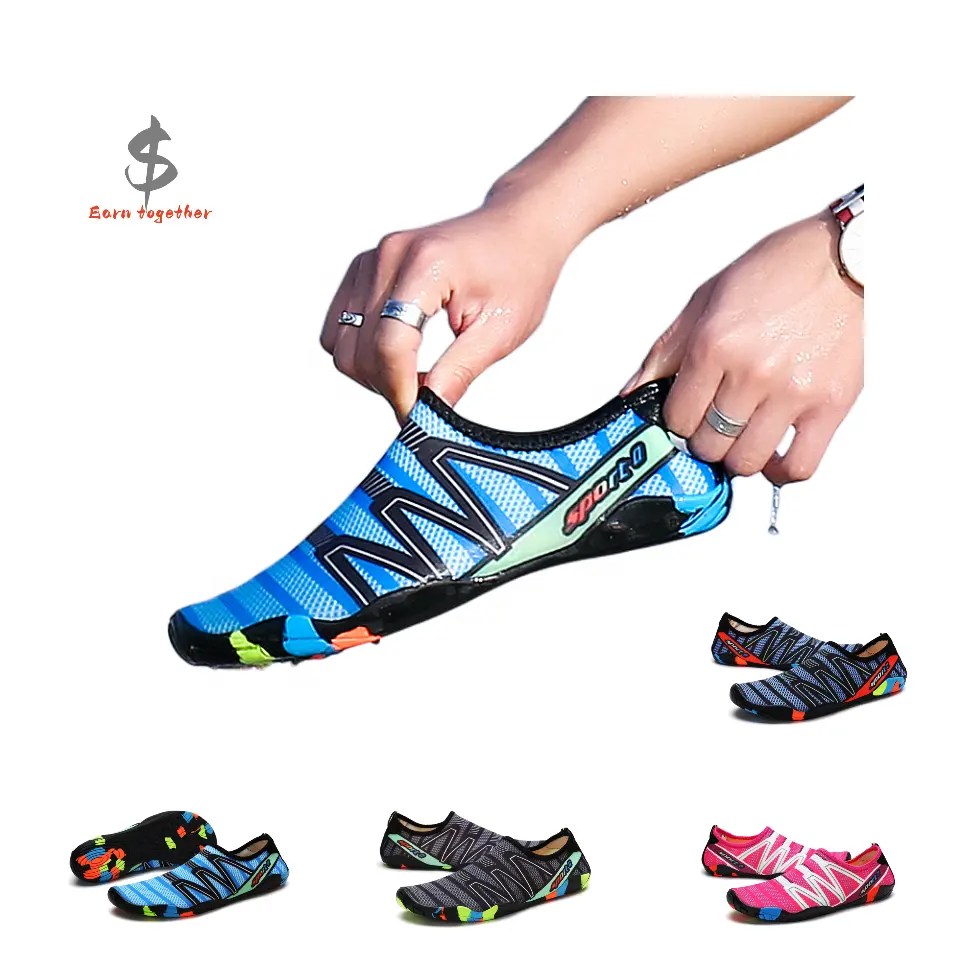 Factory direct selling is applicable to men and women's barefoot fast drying children's waterproof shoes toddler water shoes