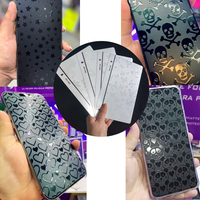 FONLYU - Películas Protectoras de Pantalla Transparentes 3D de TPU, Diseño de Dibujos Animados, Adhesivo para la Parte Posterior del Teléfono, Máquina de Corte Plotter
