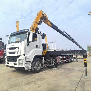 رافعة شاحنة هيدروليكية 1SUZU GIGA 8X4 بحمولة 20-25-35 طن مع ذراع قابل للطي، رافعة تلسكوبية مثبتة على الشاحنة للبيع - Product Image 2