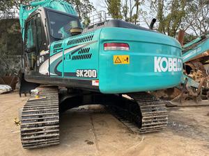 Excavadora Kobelco SK200 de 22 Toneladas con Cucharón de Excavación, Equipo de Construcción Usado, Motor Hitachi, Válvula Kawasaki - Product Image 2