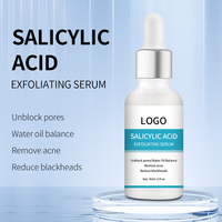 Sérum éclaircissant pour le visage à l'acide mandélique, au thé vert et à la vitamine B5, naturel et biologique, en marque privée OEM