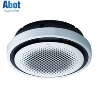 Climatisation de type cassette ronde encastrée au plafond à 360 degrés