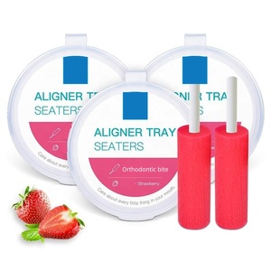 Correction des dents orthodontique bâton à main Chewie aligneur sièges Silicone aligner Chewies avec bâton de poignée <span class=keywords><strong>pour</strong></span> aligneurs transparents - Product Image 4