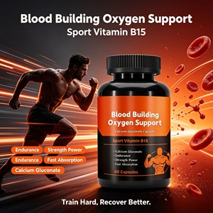 <span class=keywords><strong>Vitamine</strong></span> <span class=keywords><strong>B15</strong></span> Sportive, Gluconate de Calcium, Renforcement Sanguin, Apport d'Oxygène, Endurance, Force, Puissance, Absorption Rapide - Product Image 3