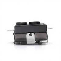 Module de caméra USB à double objectif IA 5MP couleur 2MP avec reconnaissance faciale WDR à faible distorsion pour ATM, borne et contrôle d'accès
