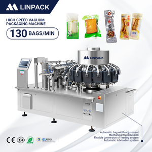 <span class=keywords><strong>Machine</strong></span> d'emballage alimentaire rotative professionnelle LINPACK, <span class=keywords><strong>machine</strong></span> d'emballage <span class=keywords><strong>sous</strong></span> <span class=keywords><strong>vide</strong></span> automatique pour sachets préformés pour les grands fabricants - Product Image 1
