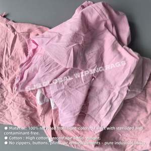 Trapos de algodón de colores mezclados, trapos de algodón industriales para limpieza, uso en taller, trapos mecánicos 100% algodón - Product Image 4