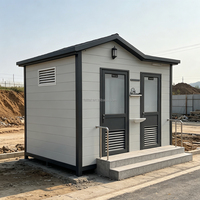 Unidad de Baño Portátil Modular para Exteriores, Inodoro y Ducha Prefabricados, Baño para Jardín