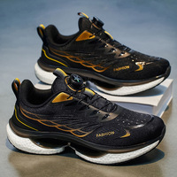 Chaussures de sport polyvalentes pour hommes et jeunes, nouvelles baskets décontractées de haute qualité avec boucle rotative, amortissantes et respirantes