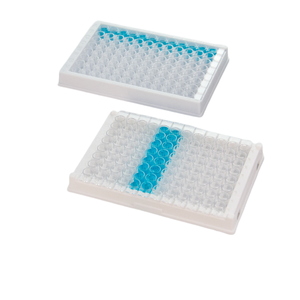 Grosir 96 Well <span class=keywords><strong>Elisa</strong></span> piring bawah datar PS transparan pelat <span class=keywords><strong>Elisa</strong></span> dapat dilepas - Product Image 1