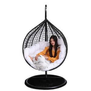 เฟอร์นิเจอร์ชิงช้า<span class=keywords><strong>ส</strong></span>ว<span class=keywords><strong>น</strong></span>หวายแบบโมเดิร์<span class=keywords><strong>น</strong></span><span class=keywords><strong>ส</strong></span>ำหรับระเบียงกลางแจ้ง ขายส่ง เก้าอี้พักผ่อนแบบแขว<span class=keywords><strong>น</strong></span>ทรงไข่ 1 ที่นั่ง พร้อมขาตั้ง - Product Image 1