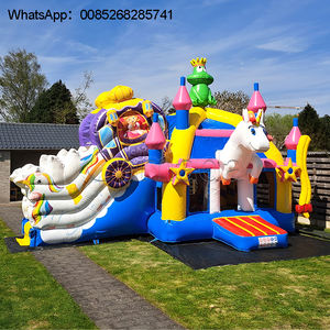 Combo de Tobogán Inflable, Castillo Inflable con Tobogán, Casa de Brinco Inflable para Jardín - Product Image 6