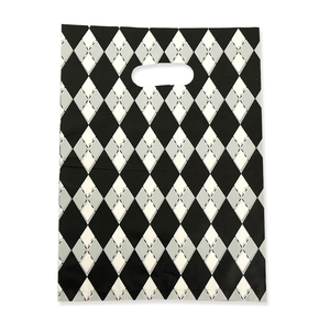 Sacs à provisions en plastique avec poignée, découpés à la matrice 30cm <span class=keywords><strong>x</strong></span> <span class=keywords><strong>40cm</strong></span>, <span class=keywords><strong>sac</strong></span> cadeau pe, sacs de transport en plastique avec logo - Product Image 6