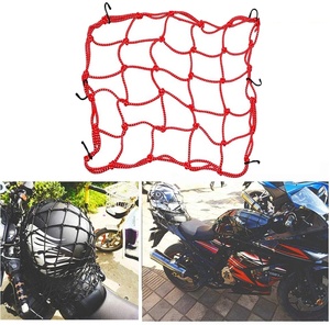 Accessori per <span class=keywords><strong>Moto</strong></span>, <span class=keywords><strong>Rete</strong></span> Portabagagli in Metallo 30*30cm 40*40cm, 6 Ganci, <span class=keywords><strong>Rete</strong></span> Elastica per Casco - Product Image 3