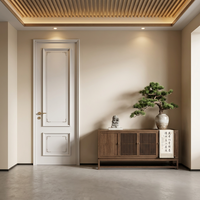 Porte coulissante en bois moderne pour intérieur, insonorisée 28 dB, étanche, finition CPL, porte poussoir-tiroir pour chambre d'hôtel