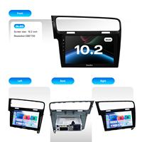 Autoradio Dasaita Stéréo GPS Navigation Carplay Android Ecran Multimédia Lecteur DVD Voiture Unité Principale pour VW Golf 7 2012-2019 LHD